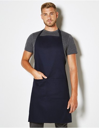B-KK518-Bib Superwash® 60º Pocket Apron Unisex